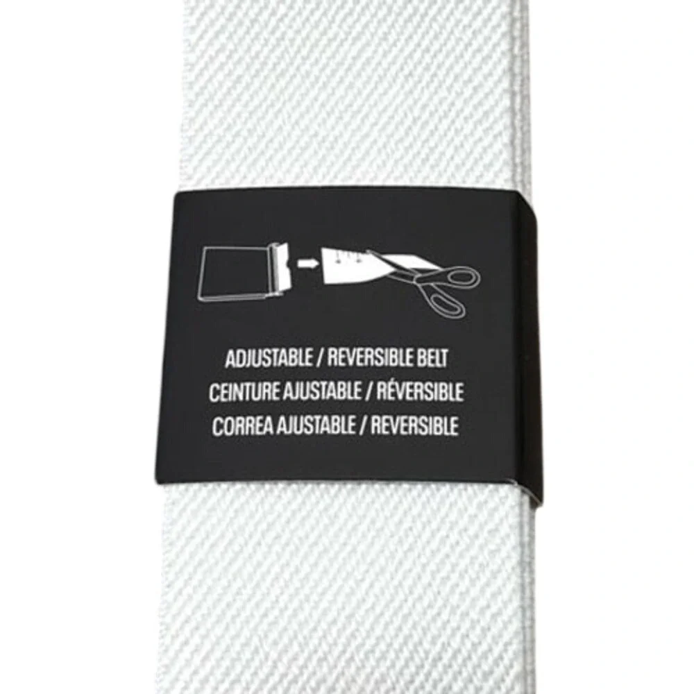 Under Armour Webbing‎ Belt, White, Men's OSFM – NWT